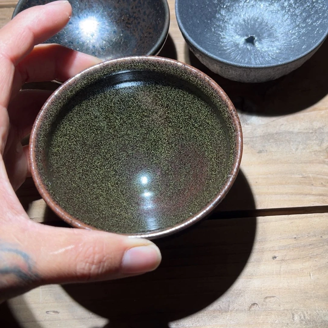 茶盏老木头柴烧建盏精选9