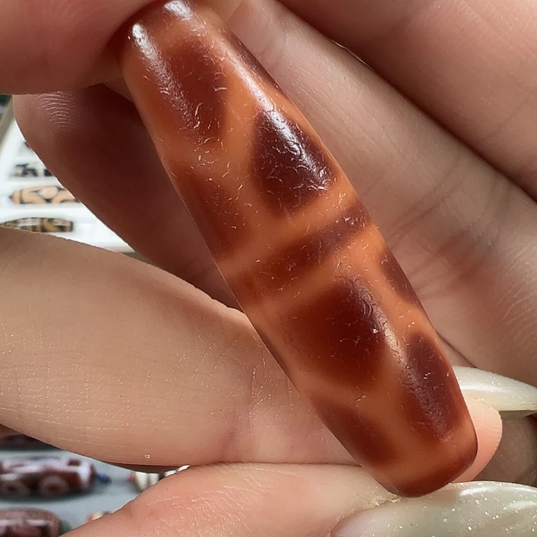 玛瑙/玉髓未镶嵌珠宝半成品小卢红肉龟甲12