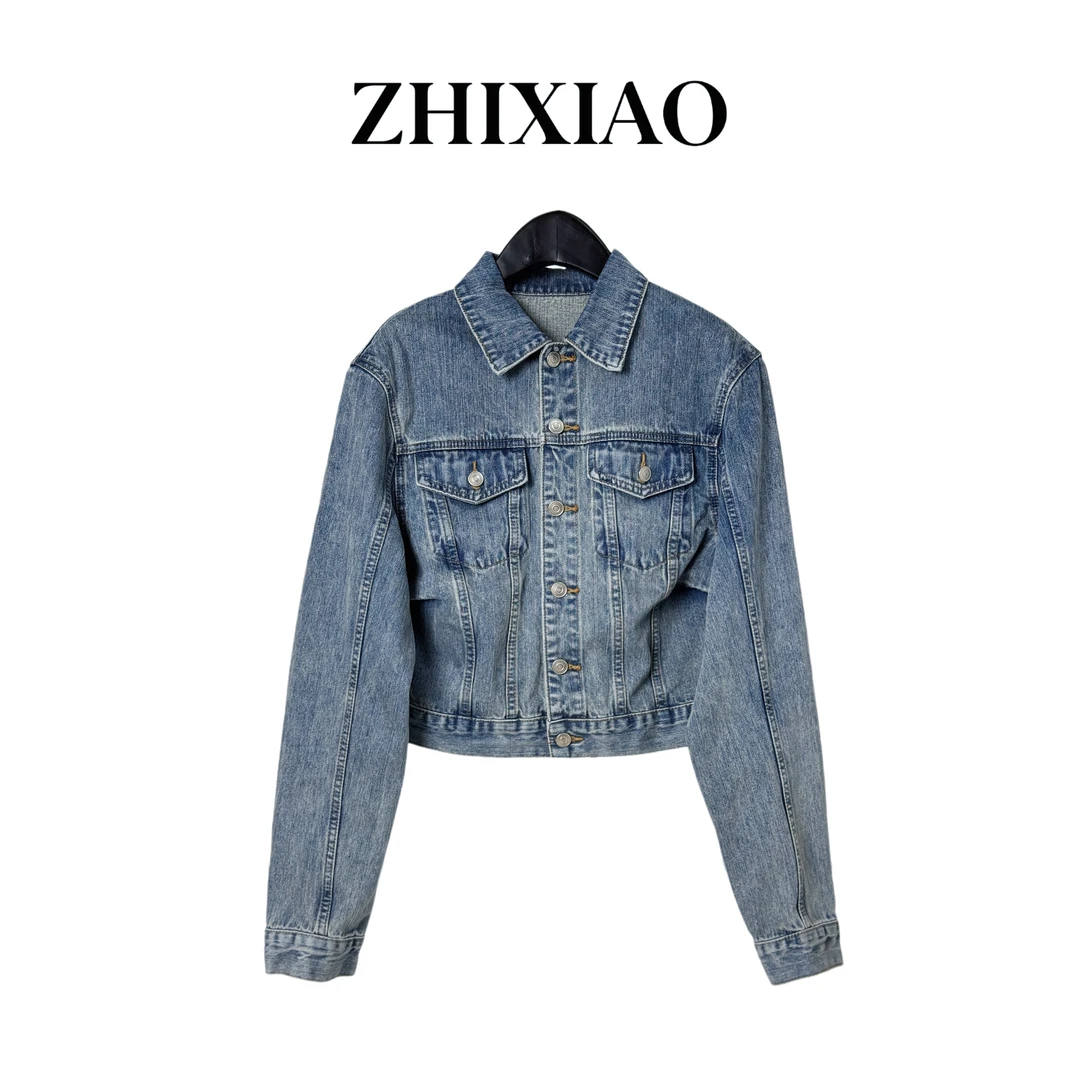 【ZHIXIAO】秋冬新款：牛仔外套21312