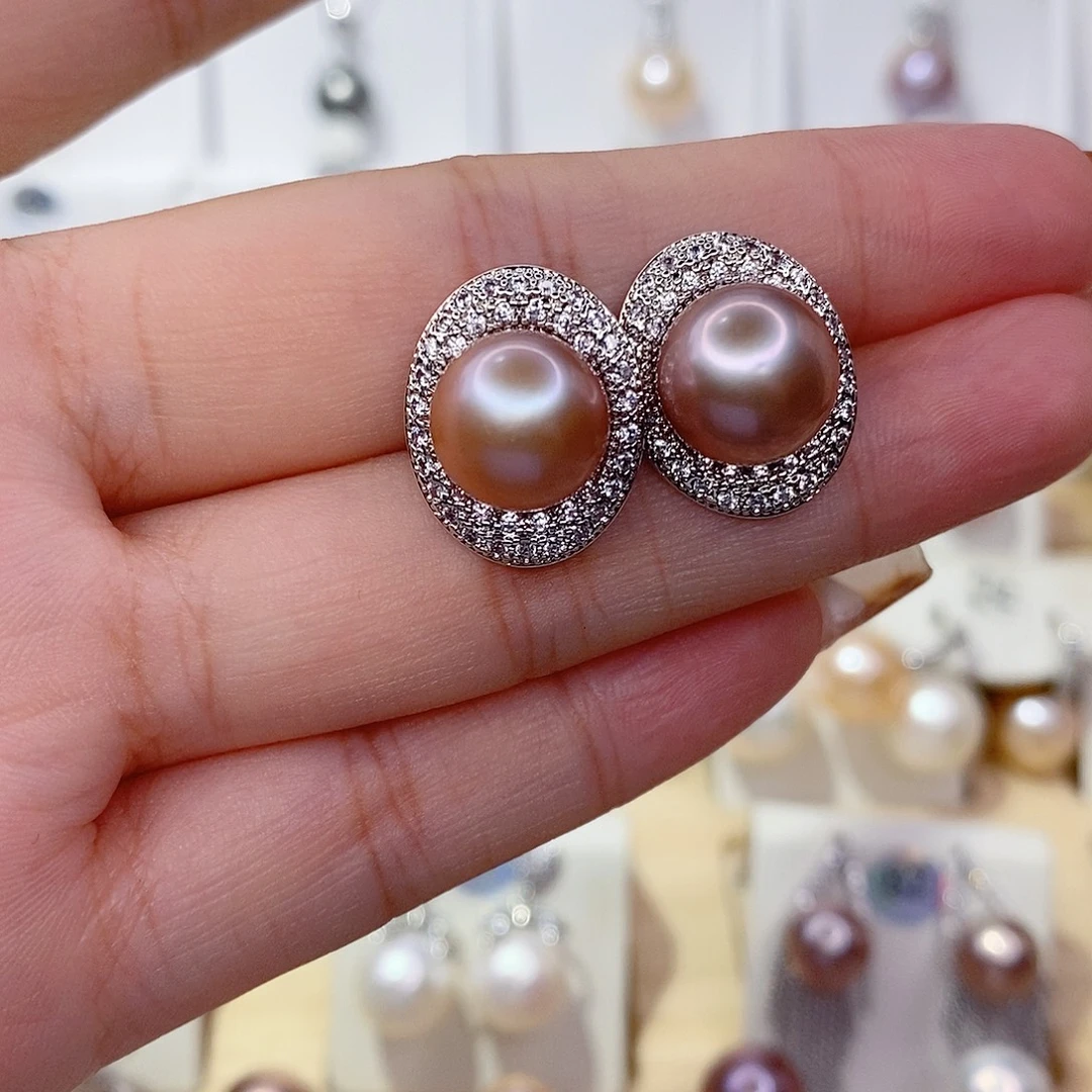 未镶嵌淡水珍珠耳饰