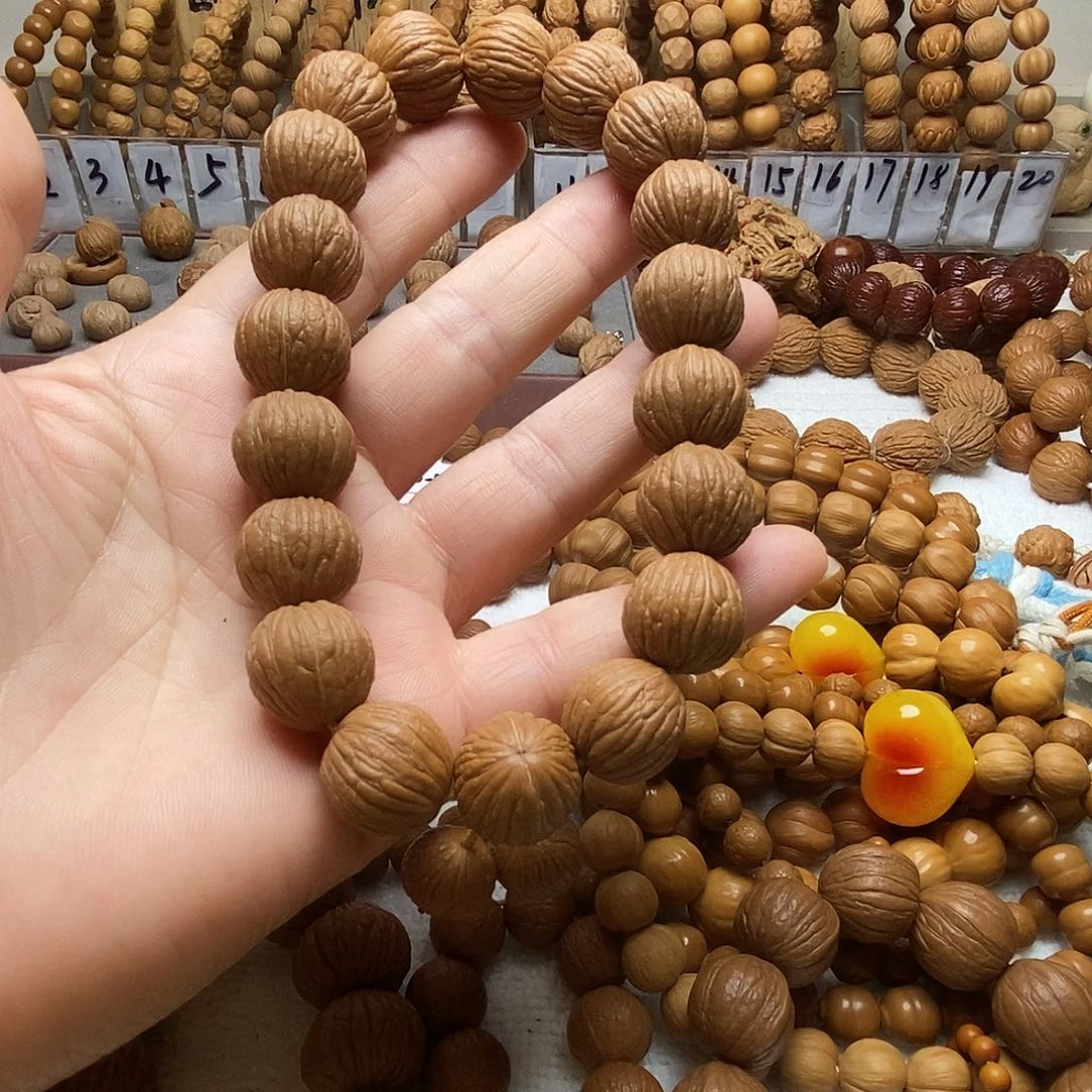猴头核桃手串全品无暇【老凤羽手持】