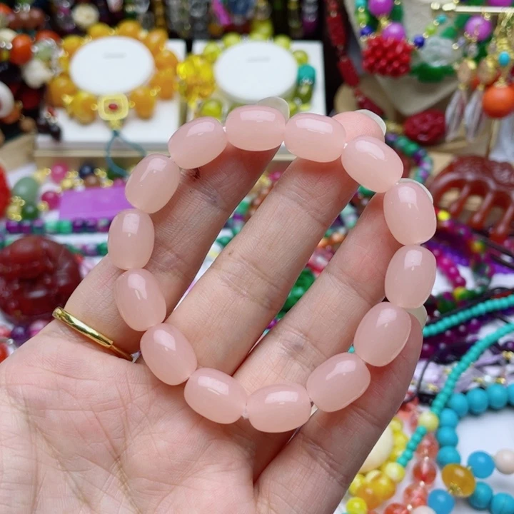 树脂制品40号藕粉手串