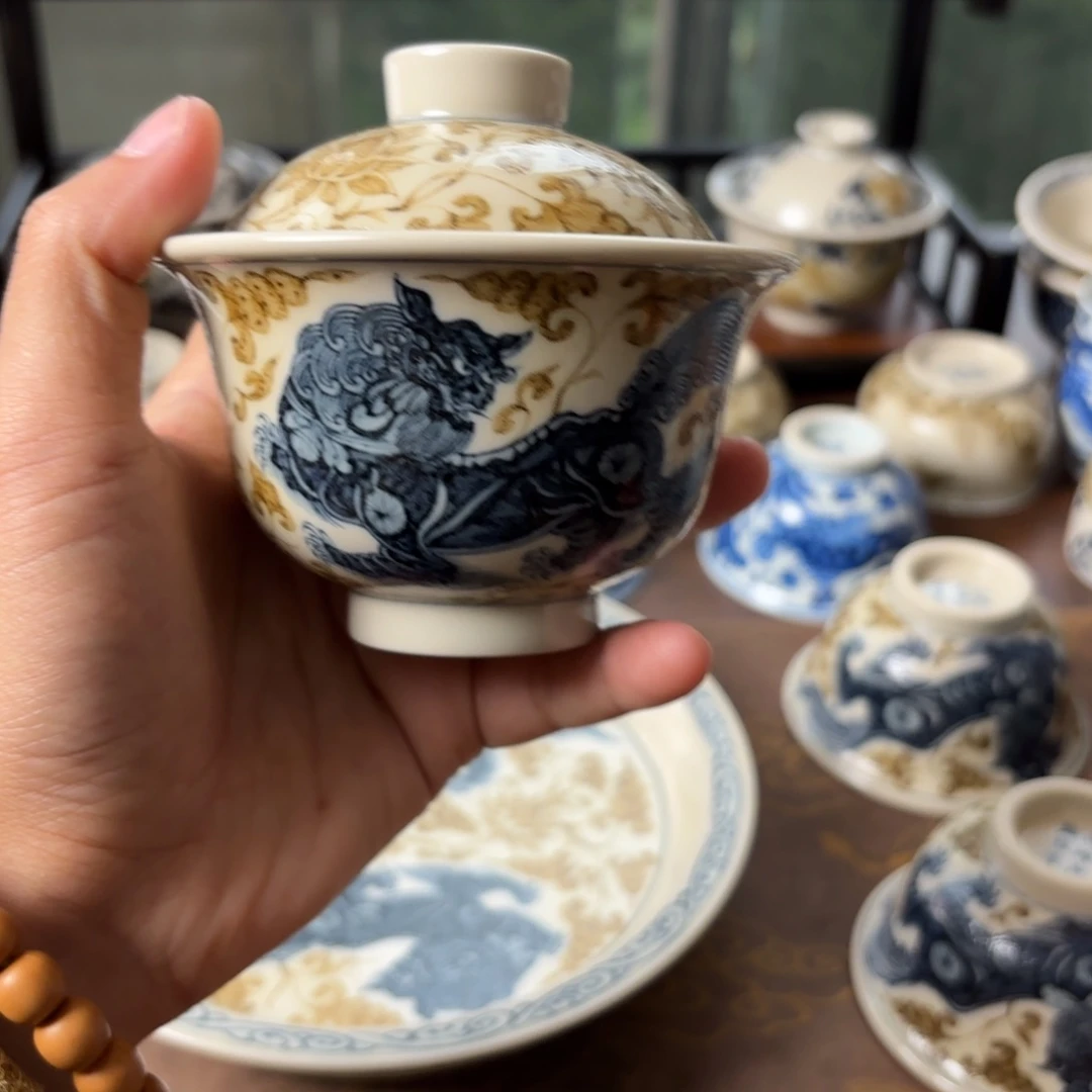 摆件景德镇手绘茶器