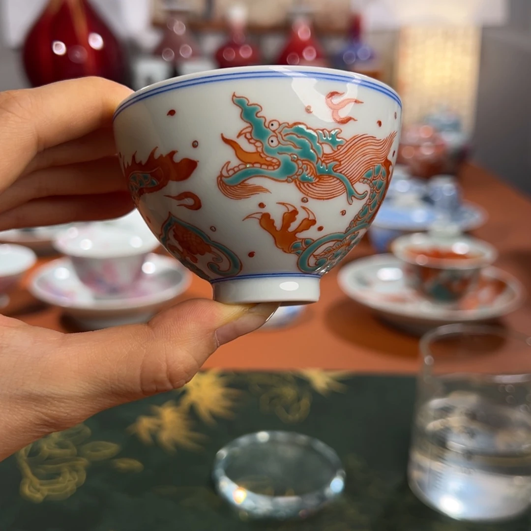 知冬煮雪手工手绘茶具单杯