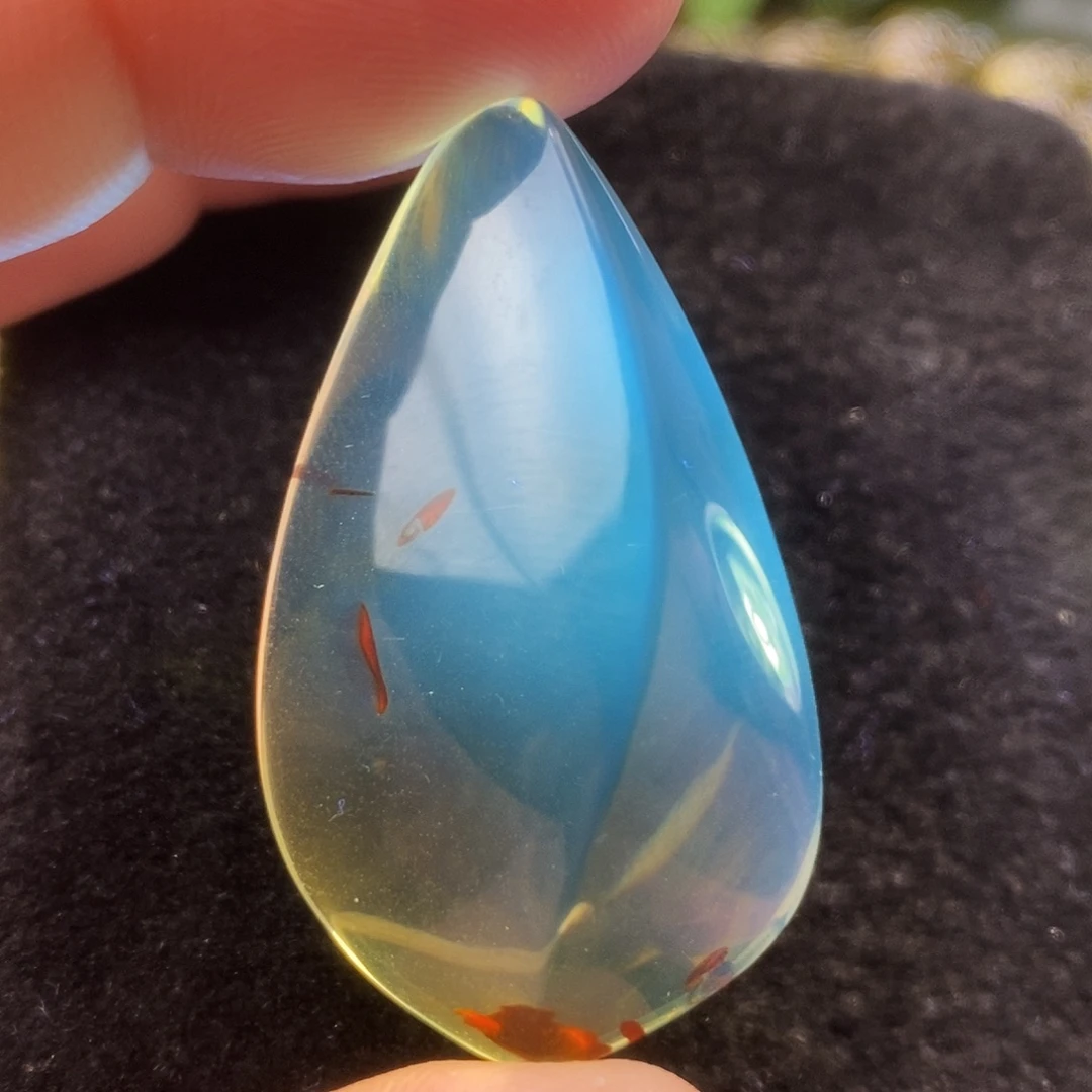 琥珀（花珀）未镶嵌吊坠(不含链)