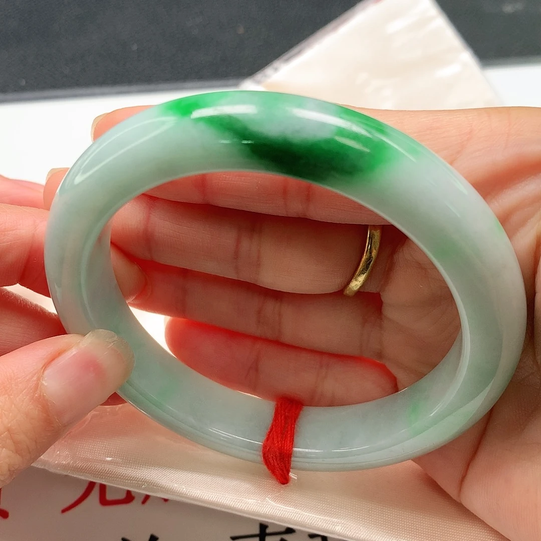 翡翠手镯未镶嵌缅甸天然翡翠手镯059