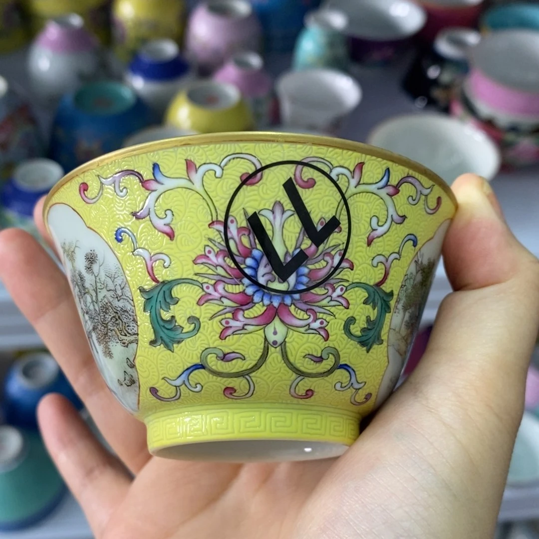 清****）手工制作手绘陶瓷