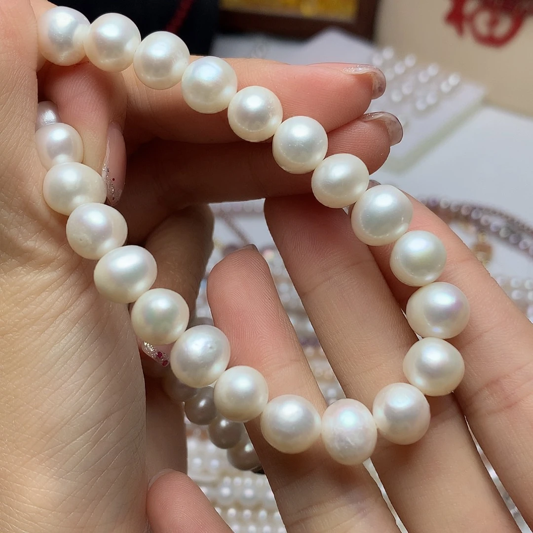 未镶嵌淡水珍珠9-10