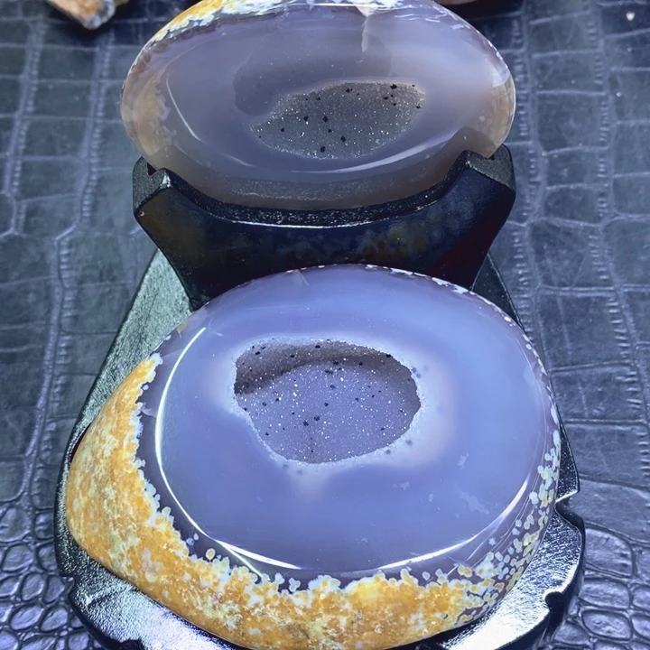 未镶嵌珠宝半成品紫晶蓝晶特价盆