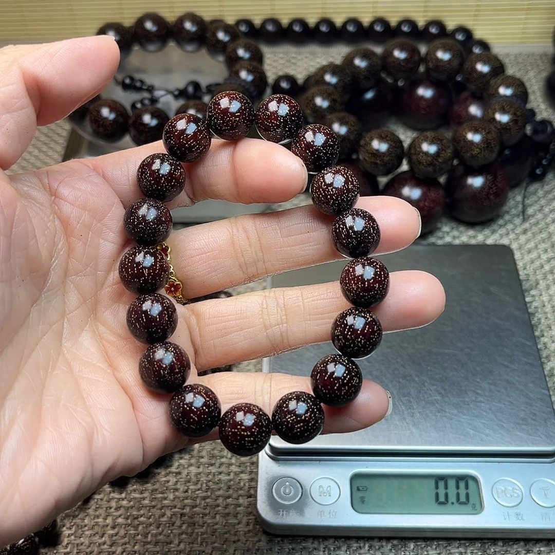 檀香紫檀（小叶紫檀）1.2 17颗 爆星
