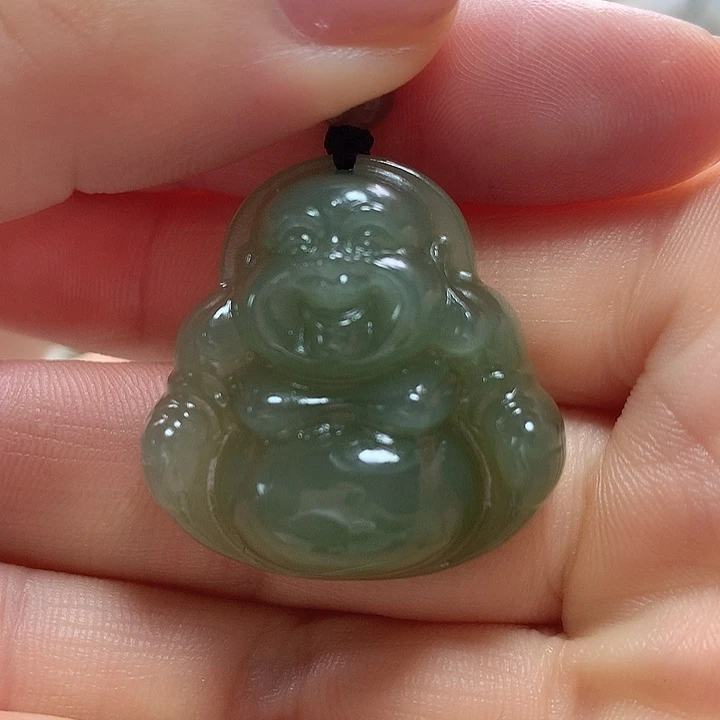 丹***清颈饰未镶嵌和田玉包容水线