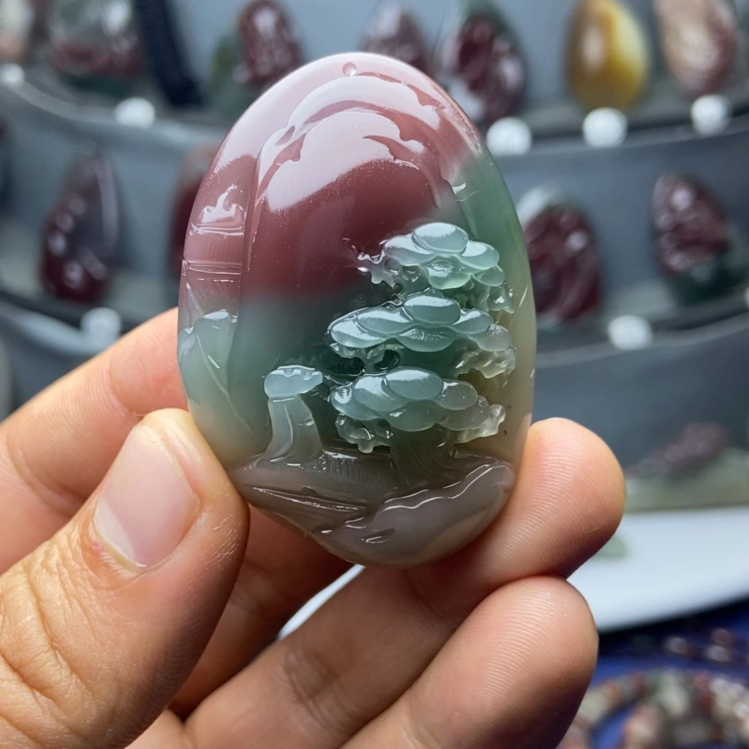 玛瑙/玉髓未镶嵌颈饰