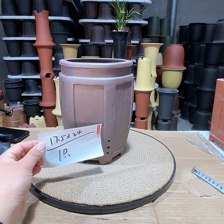 紫砂花盆紫砂花盆