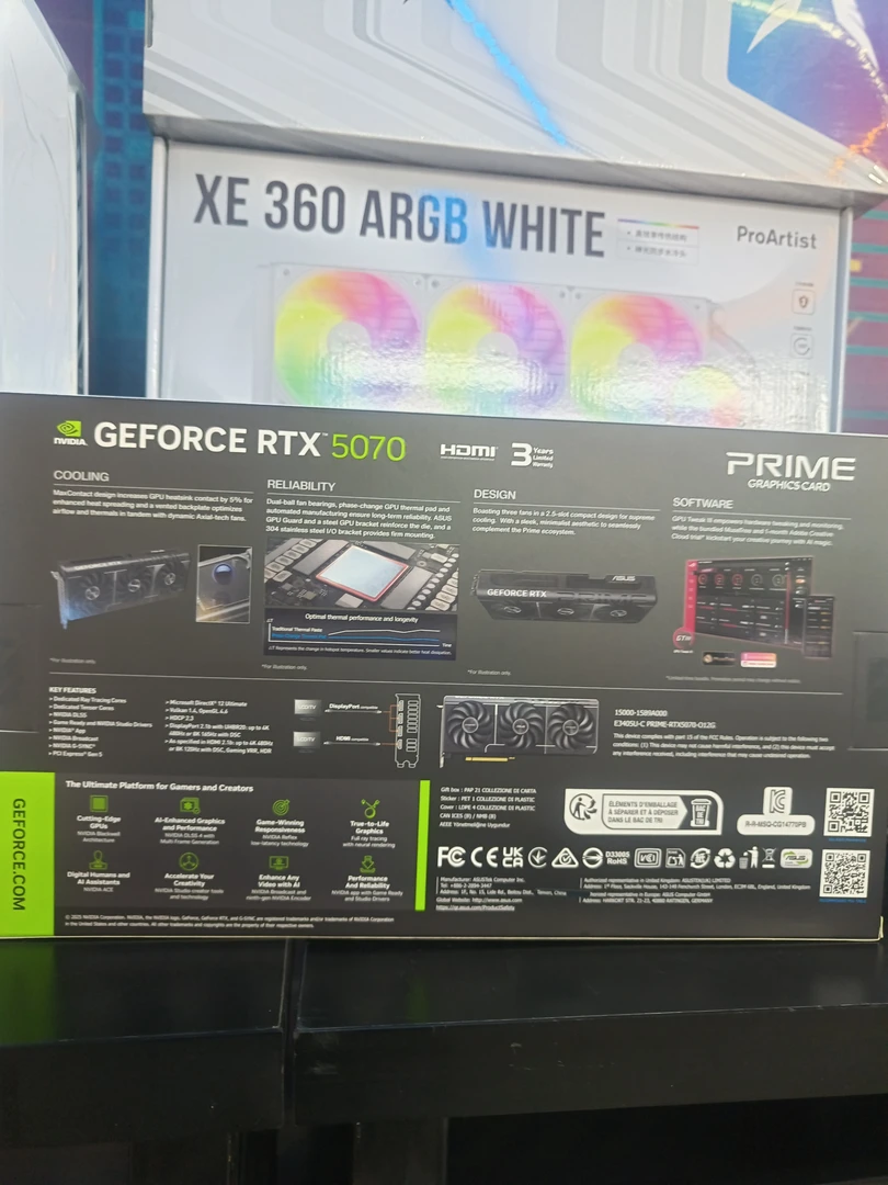 未拆封 华硕 华硕显卡5070   大师 显存o12G