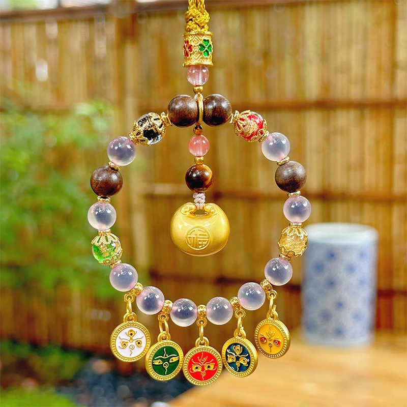 【五路才爷】春季新款 半糖小钱袋挂坠 车挂包挂2230