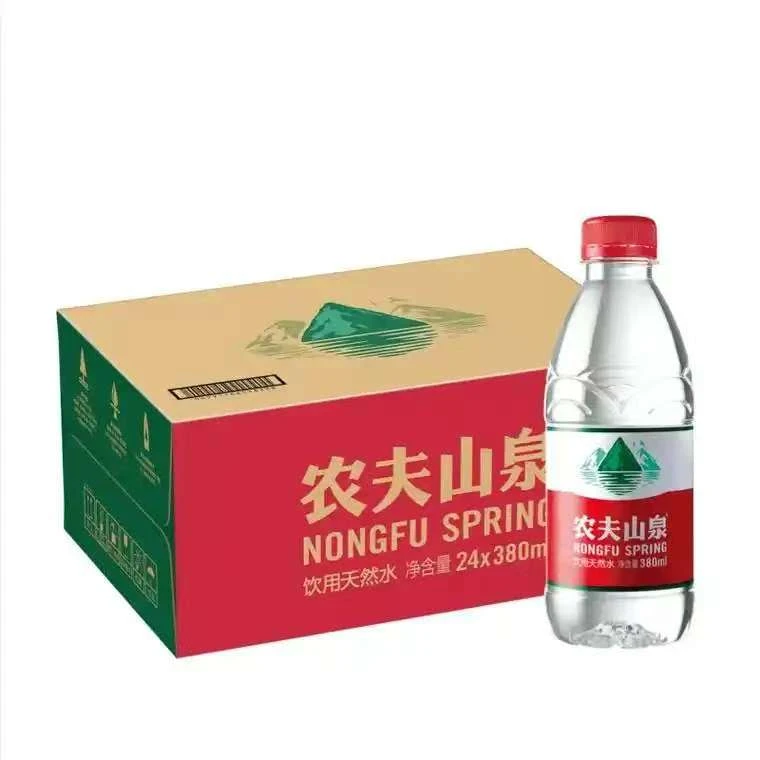 农夫山泉饮用天然水380ml*24瓶1箱（纸塑包随机发）