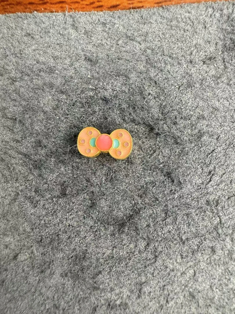 足金999 古法工艺蝴蝶结中串