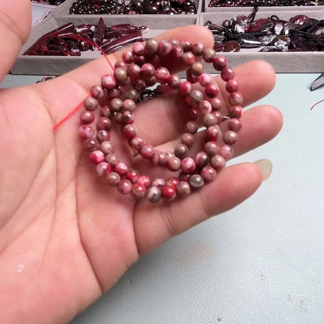 紫砂天然朱砂辰石吊坠