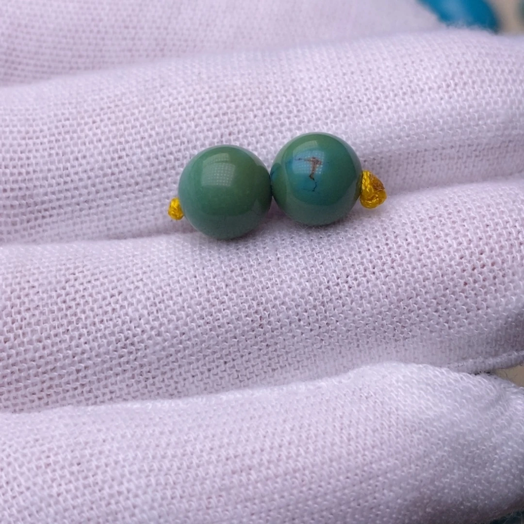 绿松石未镶嵌绿松石圆珠8.5