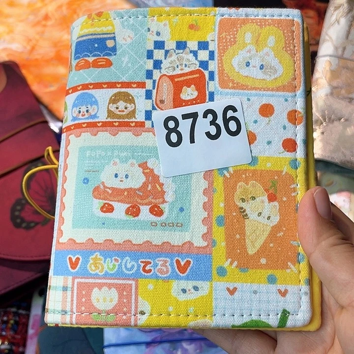刺绣A7活页送纸8736。