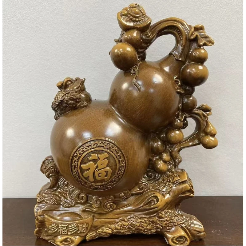 （多福多财）中式葫芦摆件家居装饰工艺品BYJ-078