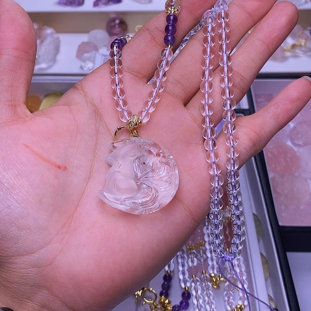 水晶手串未镶嵌?****?狐牌 送链子