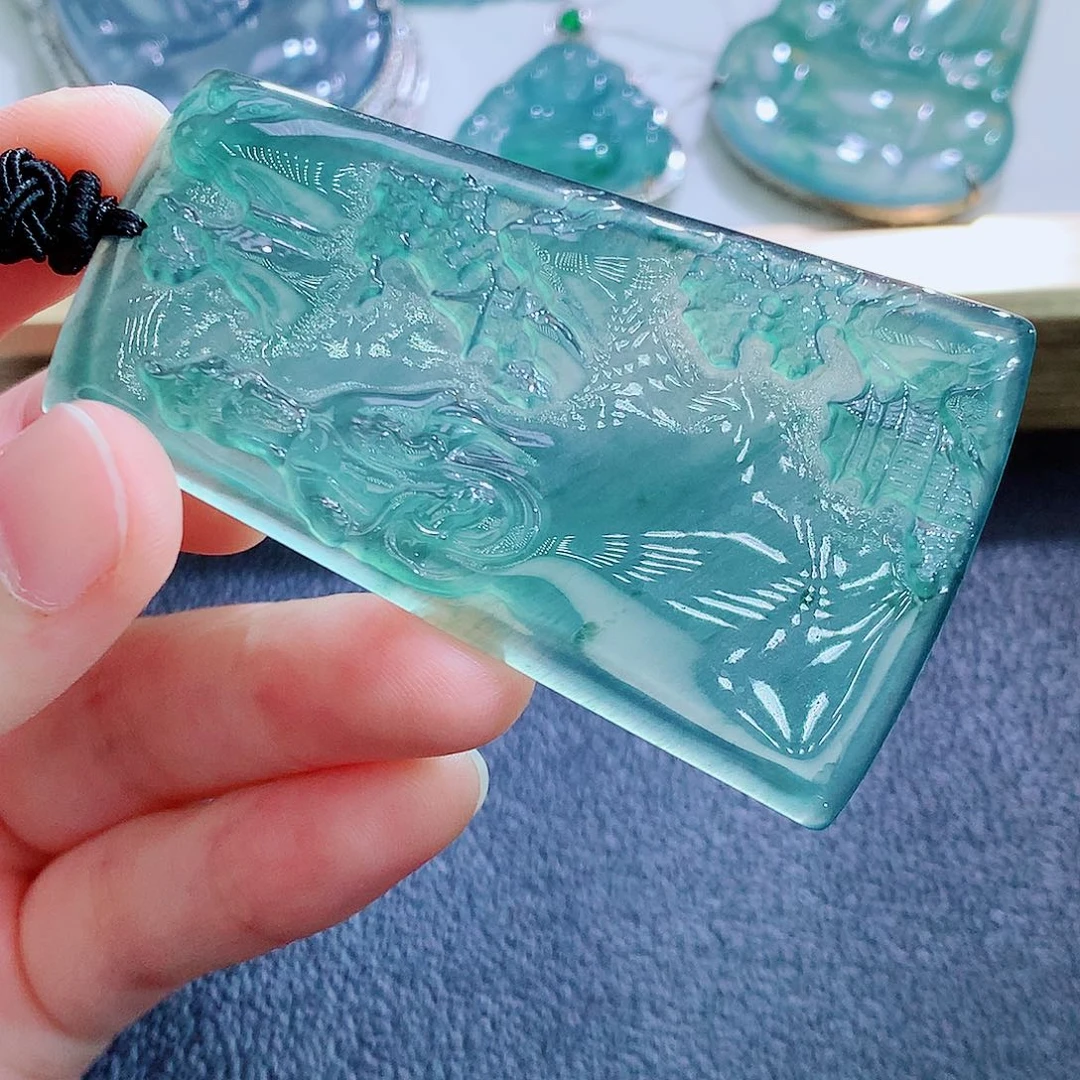颈饰未镶嵌翡翠翡翠