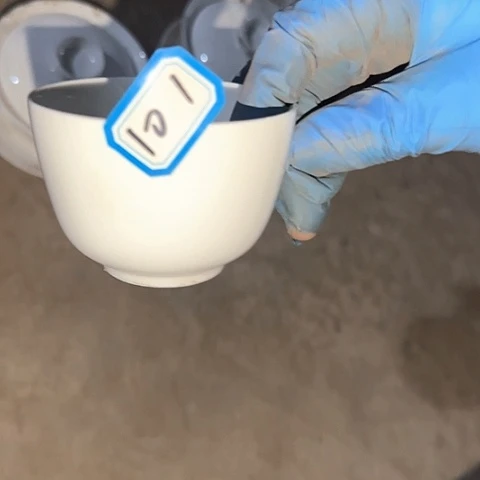 瓷片国营厂库存微瑕7厘米101