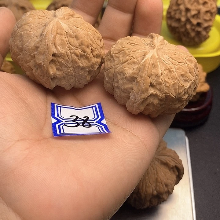 拾***⑦文玩核桃把件45南瓜饼
