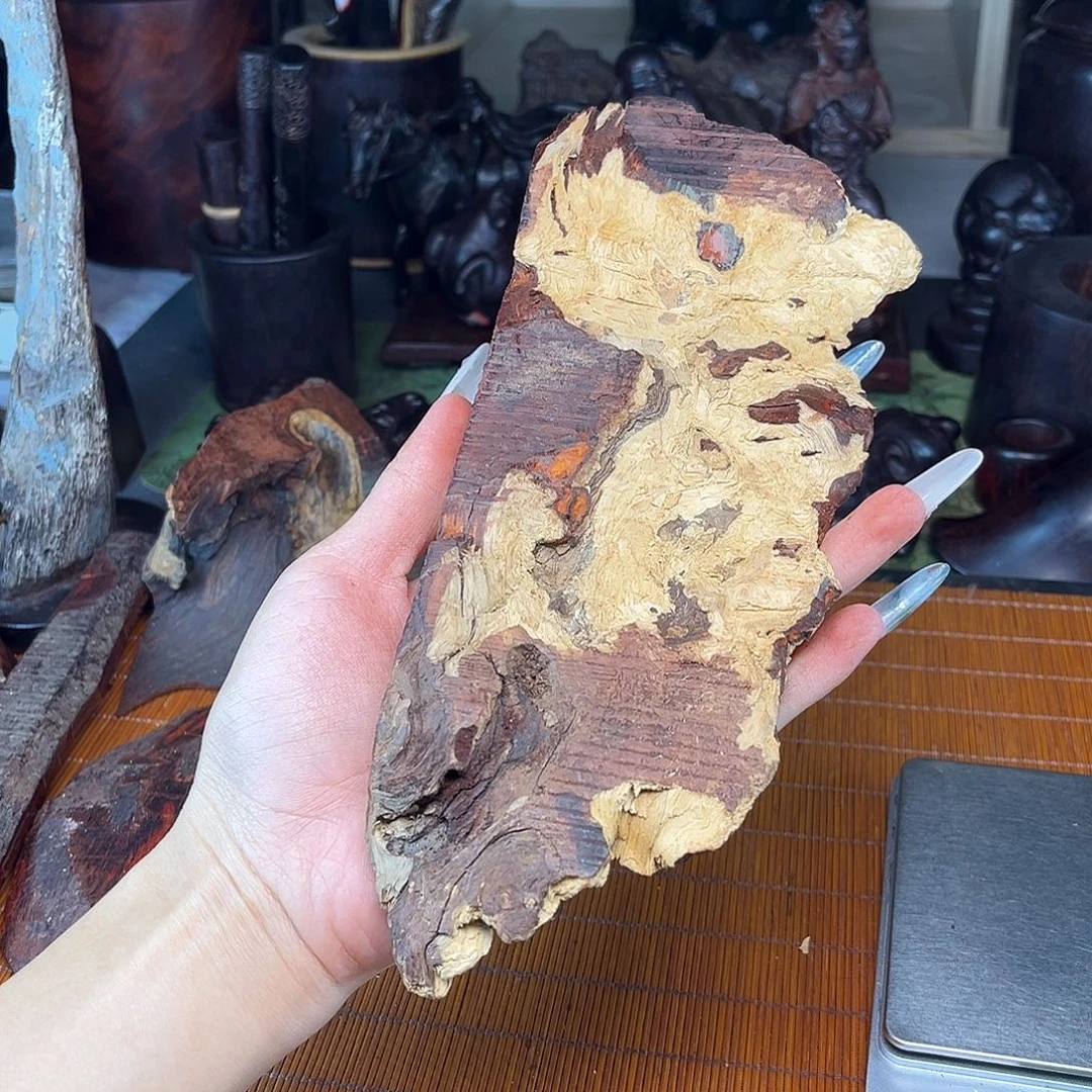 檀香紫檀（小叶紫檀）果冻泥玉化料