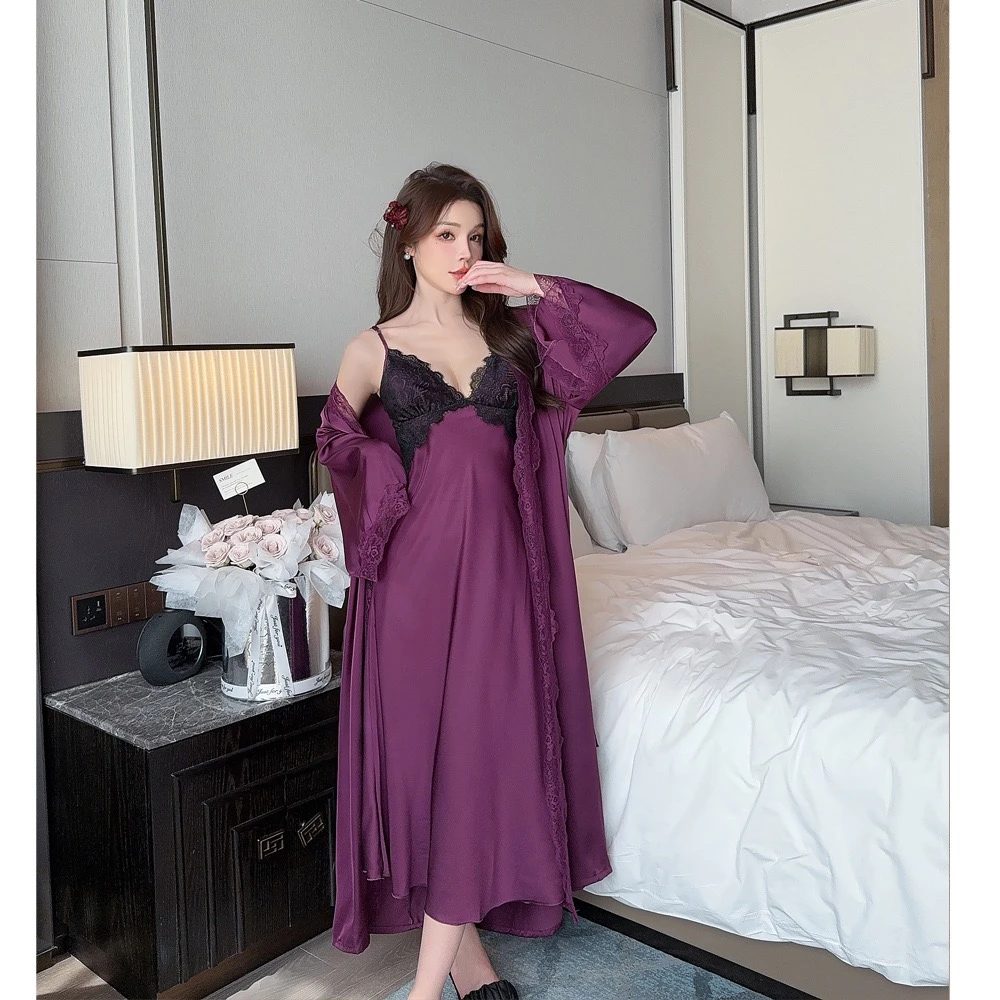 1-100链接睡衣店性感蕾丝大码夏季法式甜美女士纯欲风睡裙春秋