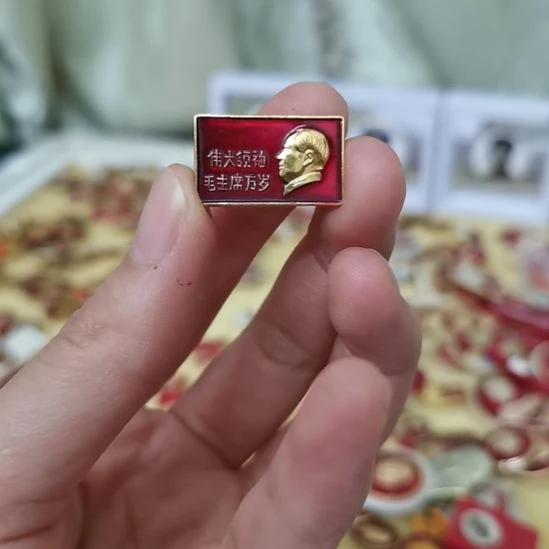 合金哪****胡原光原袋红藏纪念章1枚