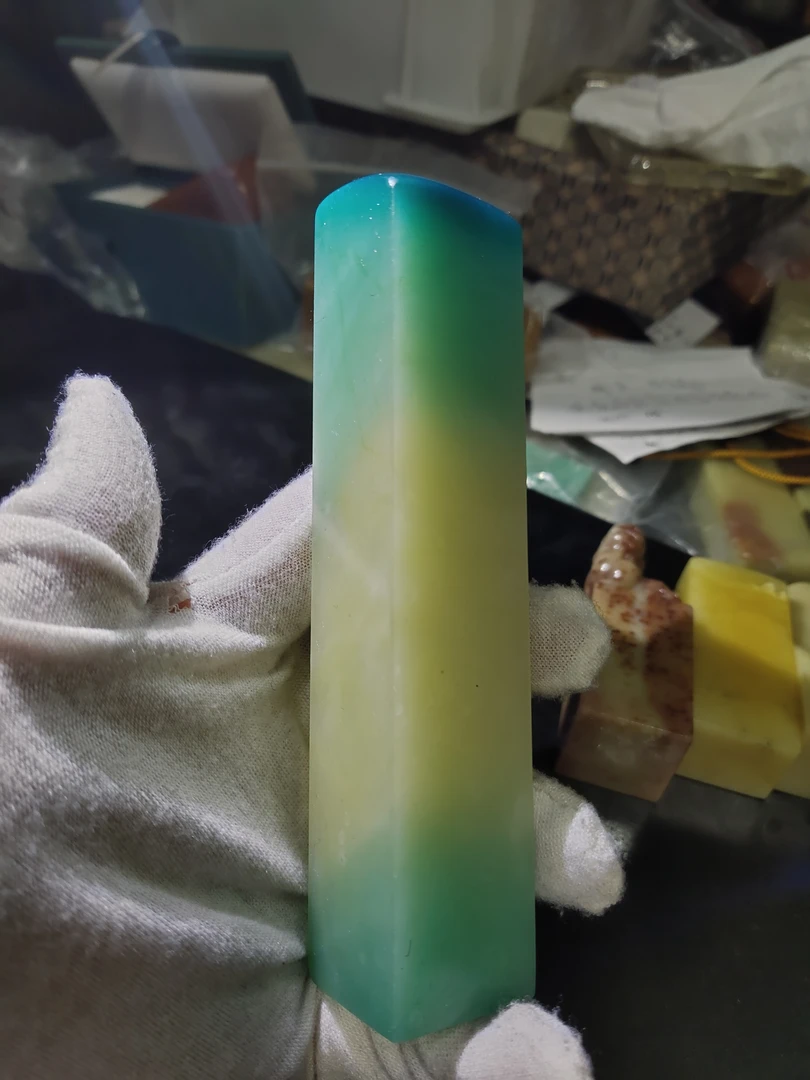 四川石雅安素章尺寸：2.5*2.5*12.5