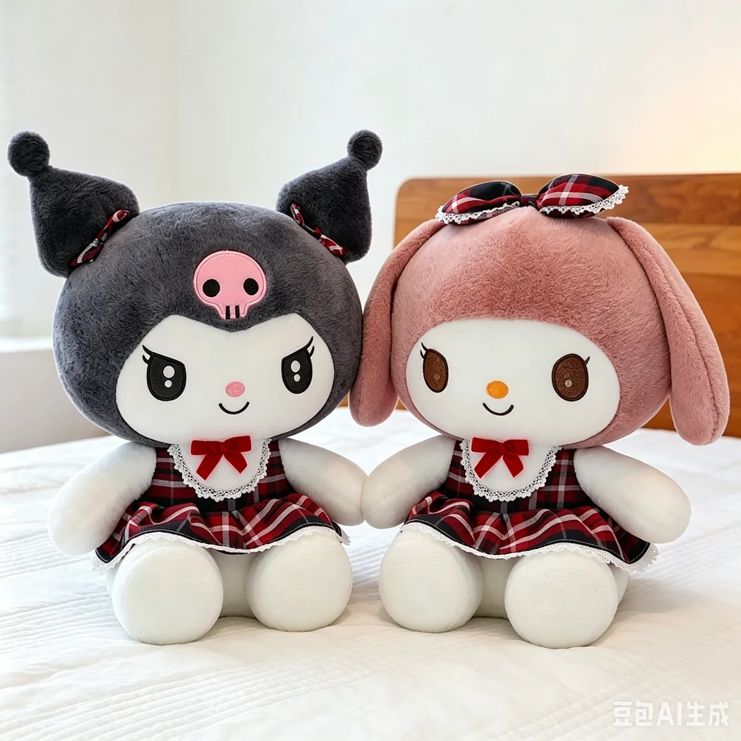 大号格裙库洛米赠美乐蒂毛绒玩具公仔抱枕儿童女生生日礼物