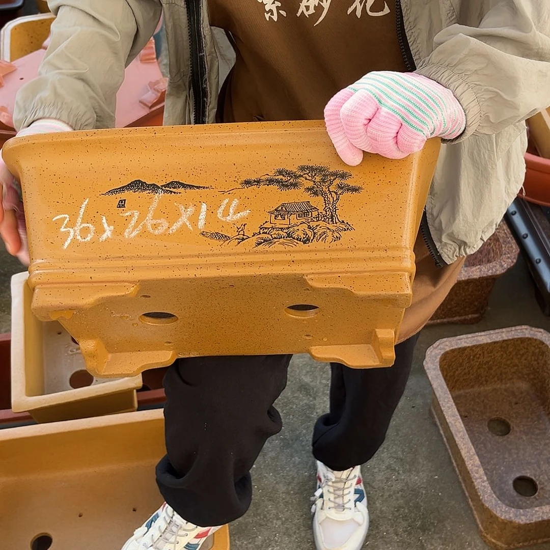 紫砂花盆盆景艺术