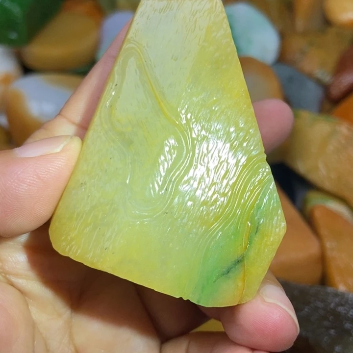 翡翠未镶嵌挂件缅甸翡翠