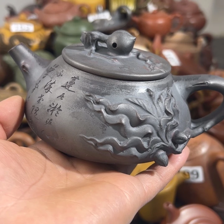 紫砂茶壶内里开片