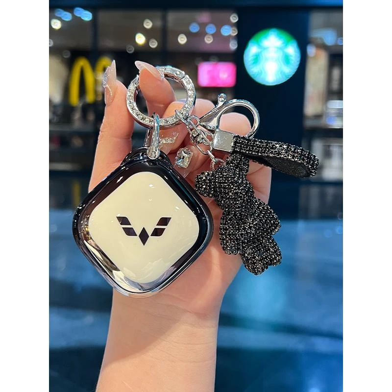 适用五菱宏光mini车钥匙套2024款马卡龙三代miniev保护壳扣女22款