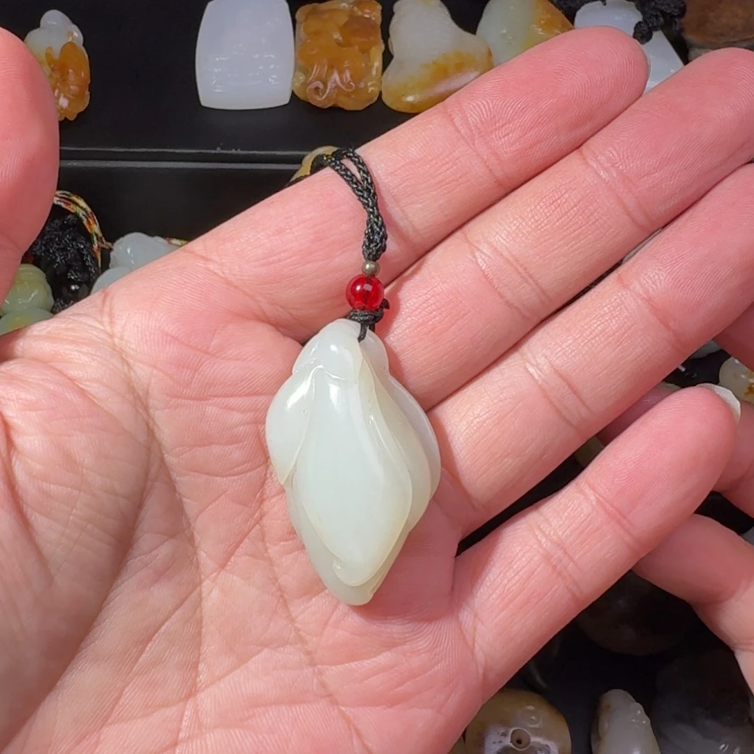 和田玉未镶嵌吊坠(不含链)