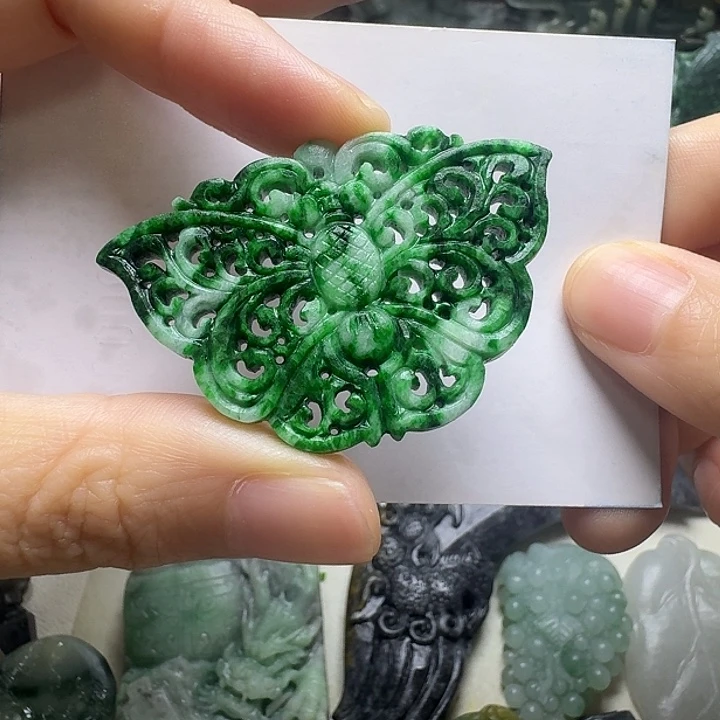 定制翡翠未镶嵌毛货