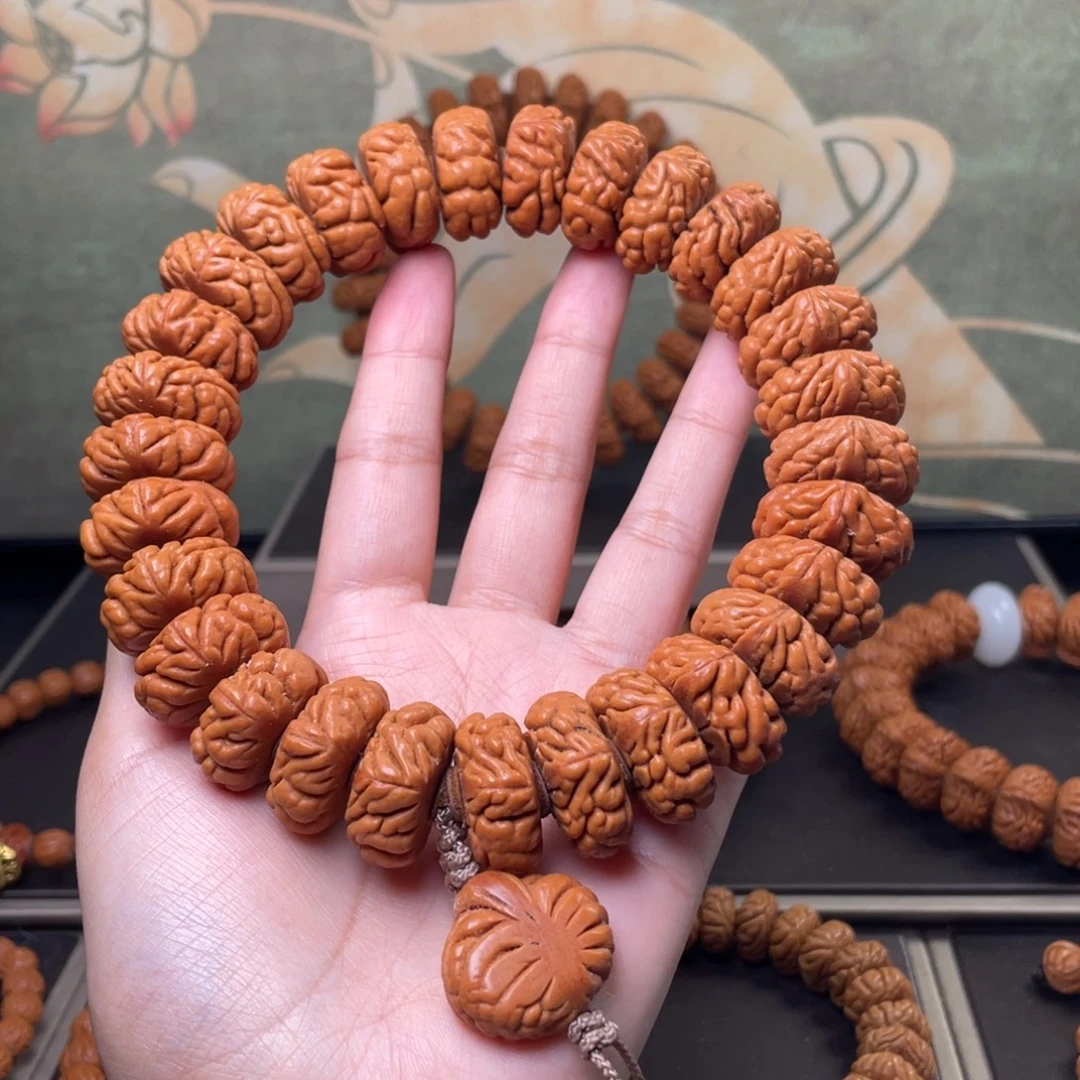 桃核吊坠24豹子头手持