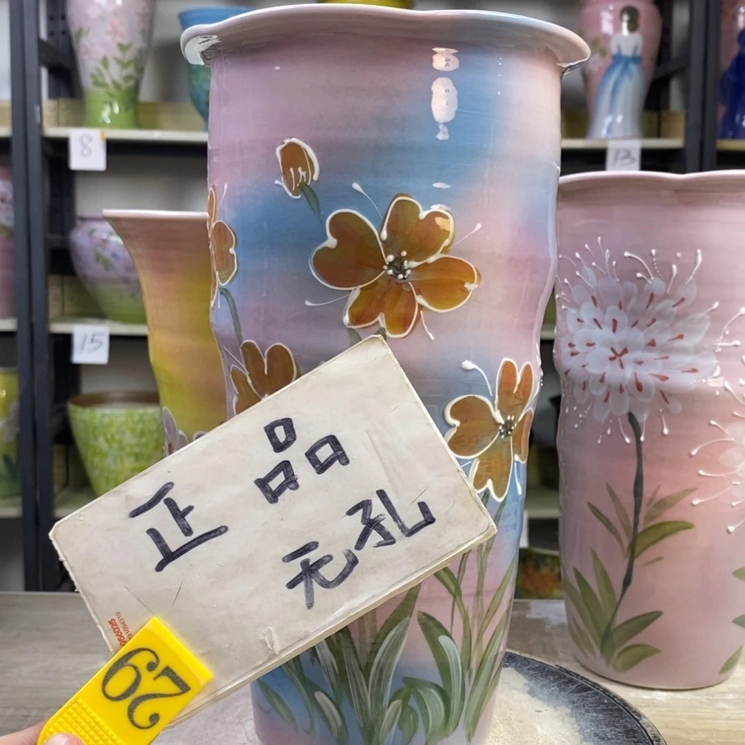 景德镇手工手绘陶瓷花盆