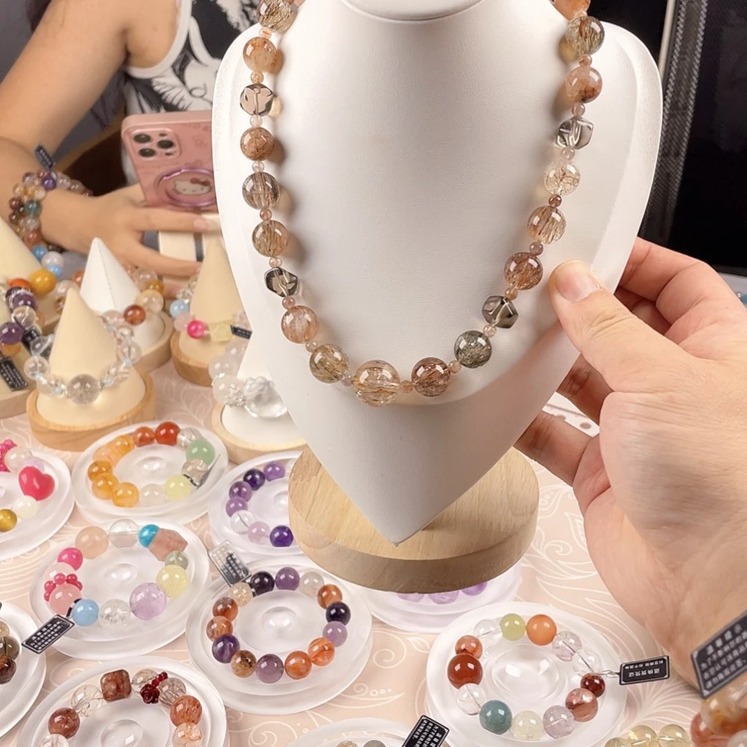 银S925镀金镶嵌手链水晶