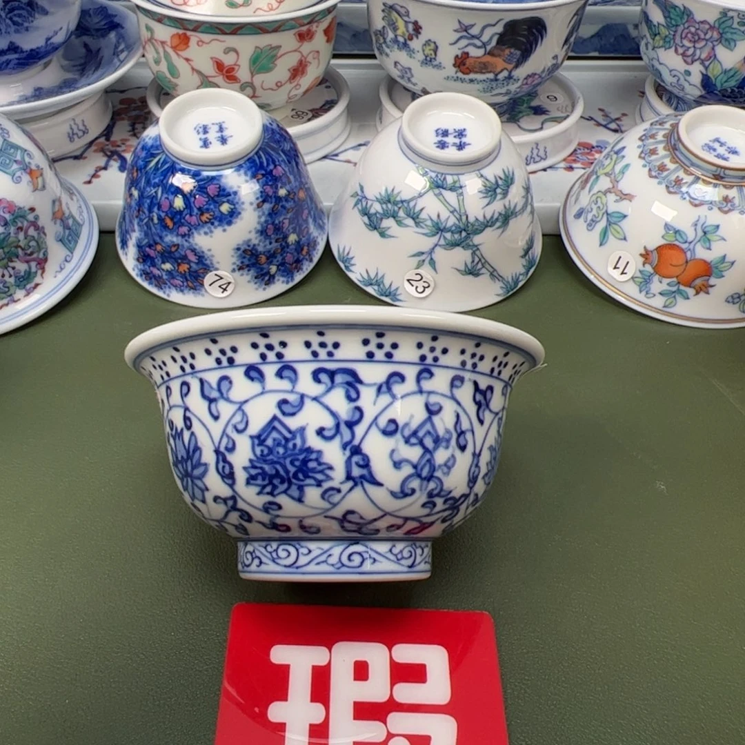 陶瓷景德镇纯手工纯手绘茶具木木76