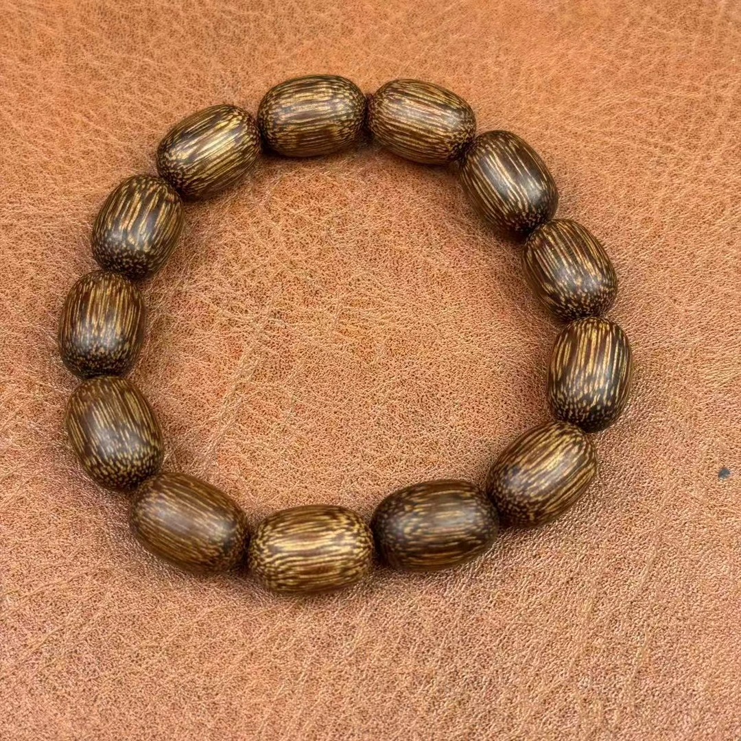 黄铜手链 小鸡翅枣珠1.2*1.7手串 13颗（无礼盒）K92