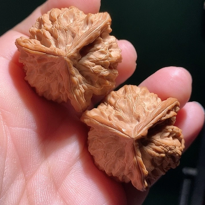 把件文玩核桃41盘山三棱全品