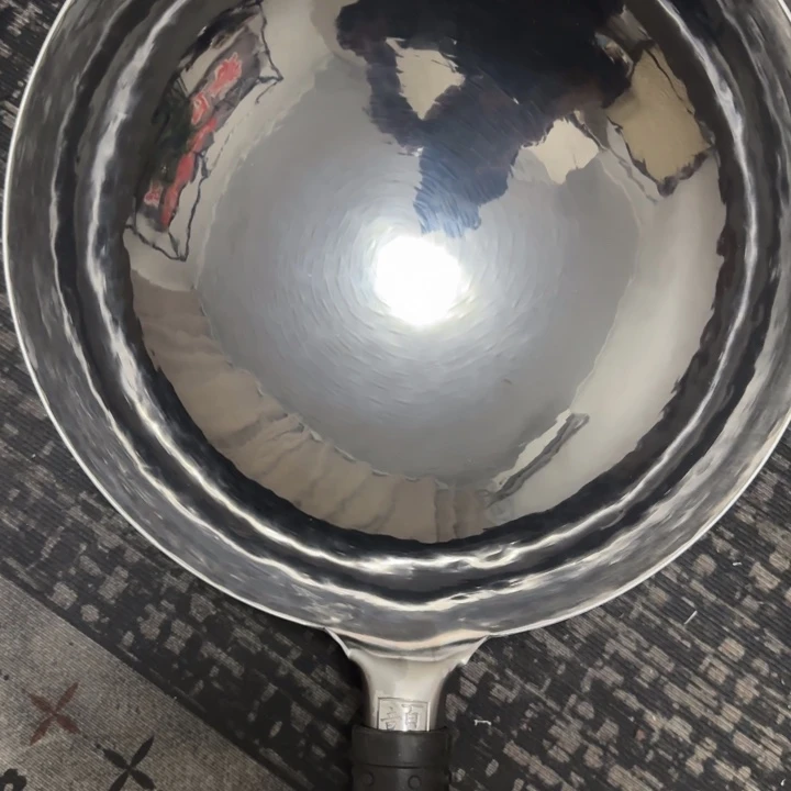 ****࿐熟铁手工锻打铁锅32