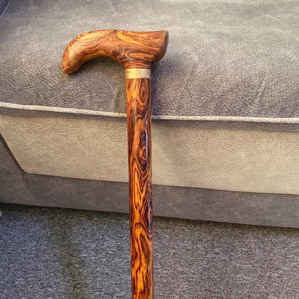 海南黄花梨鬼眼手杖A159