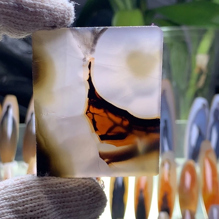 未镶嵌玛瑙/玉髓珠宝半成品96