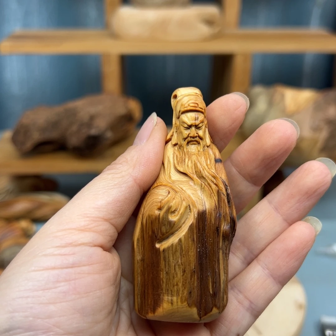 柏木崖柏木摆件手把件，